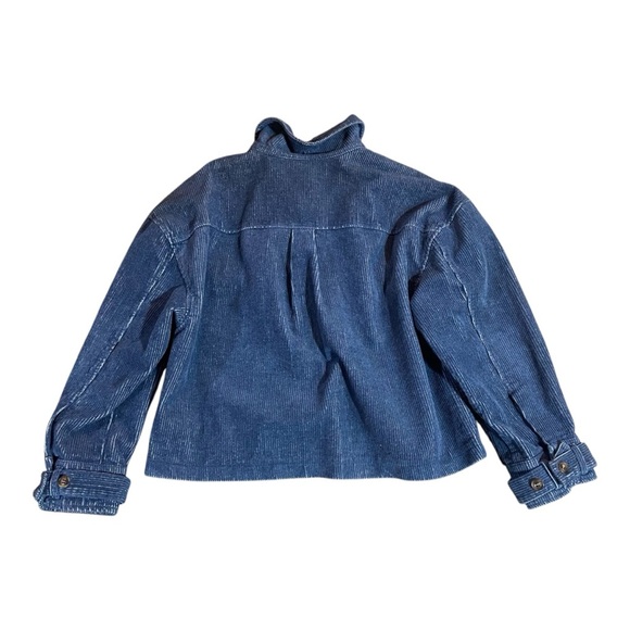 Avec Les Filles Shacket 100% Cotton Denim Chambray Sz Oversized - Picture 2 of 5
